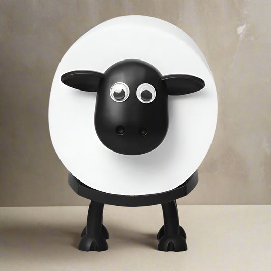 Cute Sheep Dog Shape Toilet Tissue Rack Free Standing Storage Roll Paper Holder Animal Shape Decorative Toilet Paper Rack